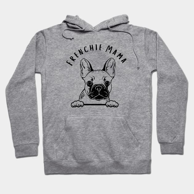 Frenchie Mama Hoodie by VikingHeart Designs